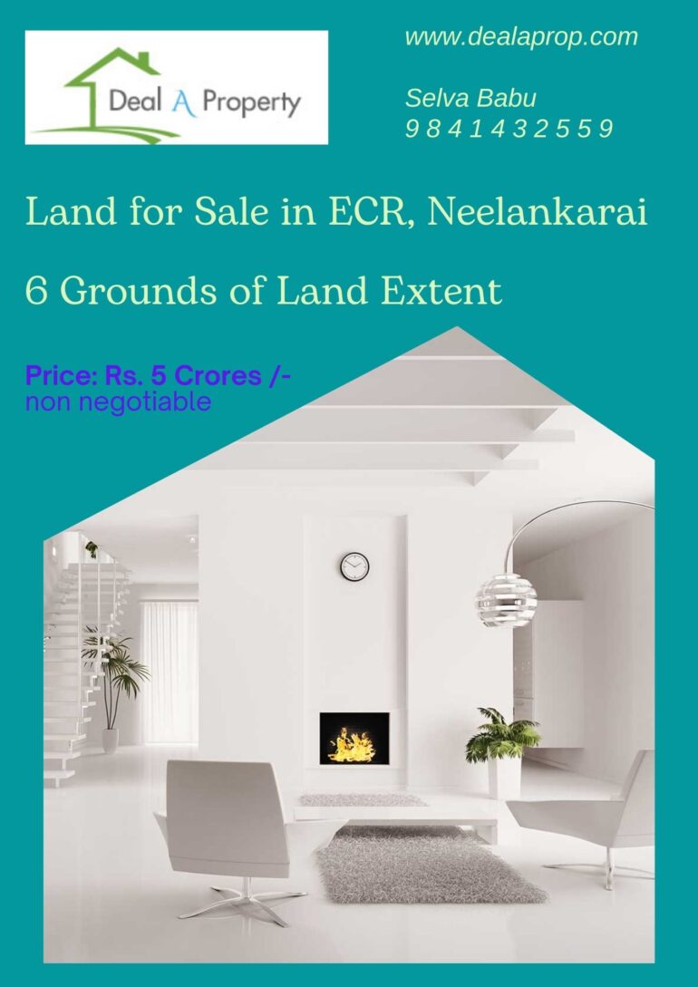 property sale ecr neelankarai chennai