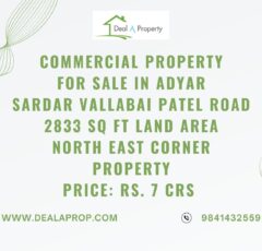 property sale adyar sardar patel road