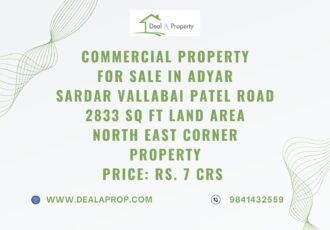 property sale adyar sardar patel road